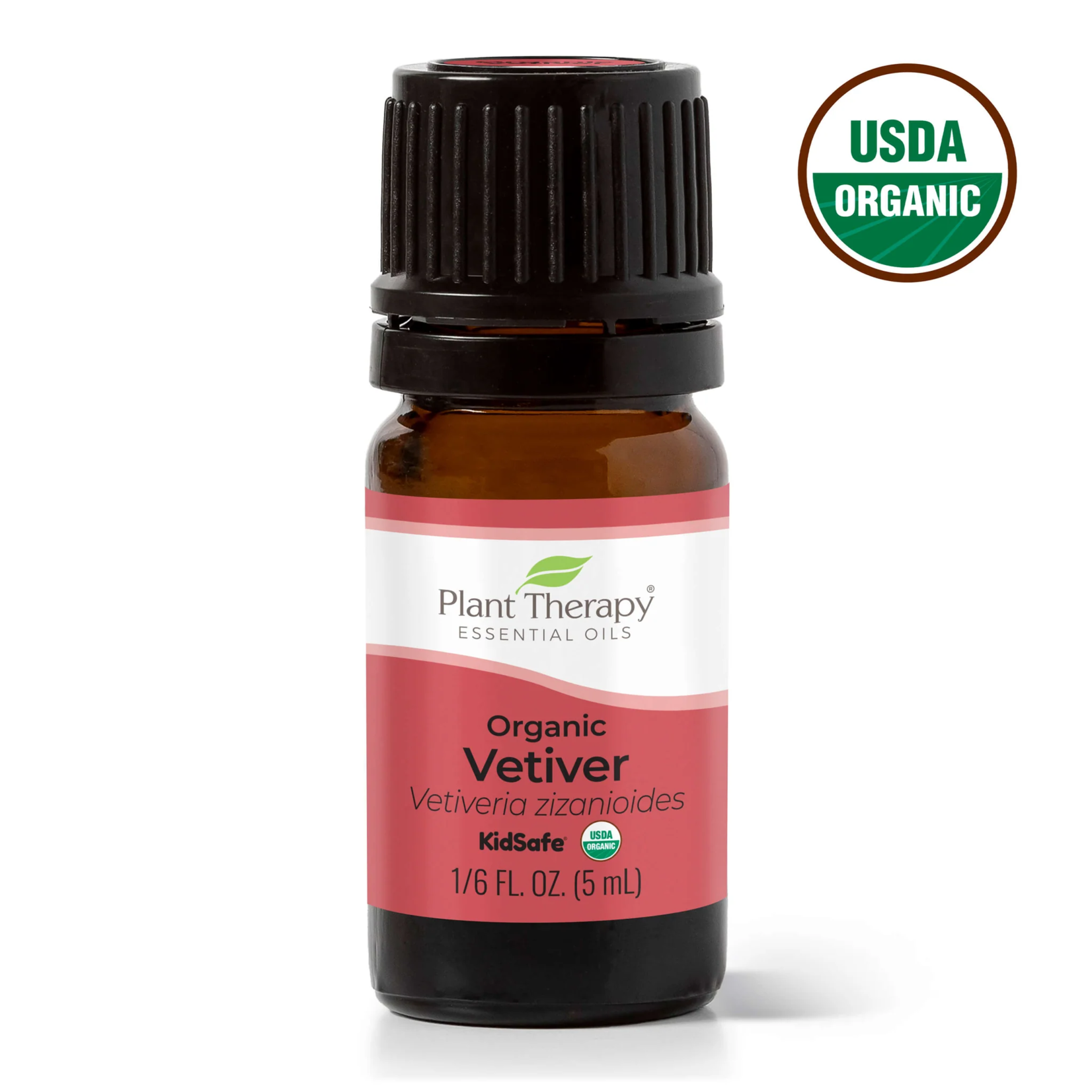 Plant Therapy Organic Vetiver Essential Oil 5ml