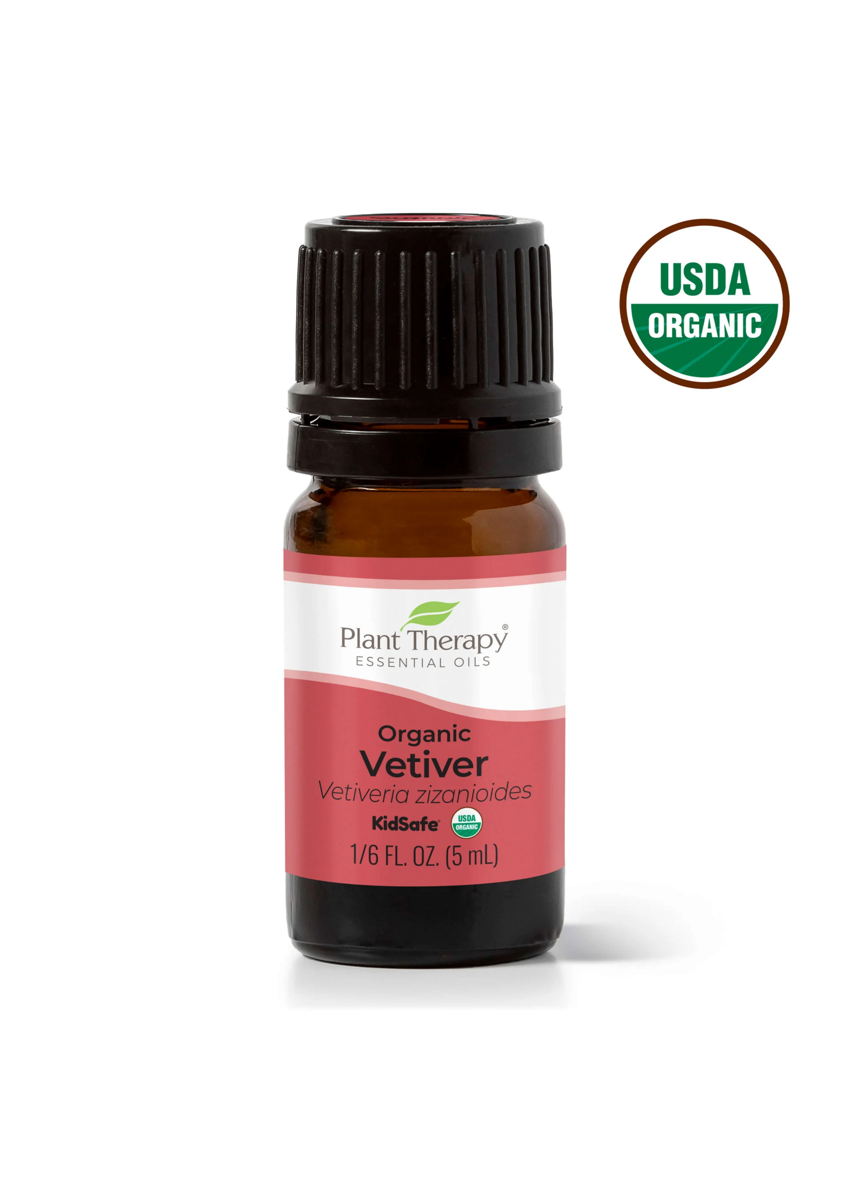 Plant Therapy Organic Vetiver Essential Oil 5ml