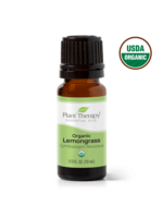 Plant Therapy Organic Lemongrass Essential Oil 10ml