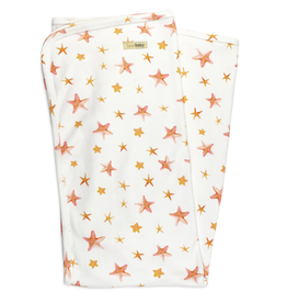 L'oved Baby Swaddle Blanket Starfish