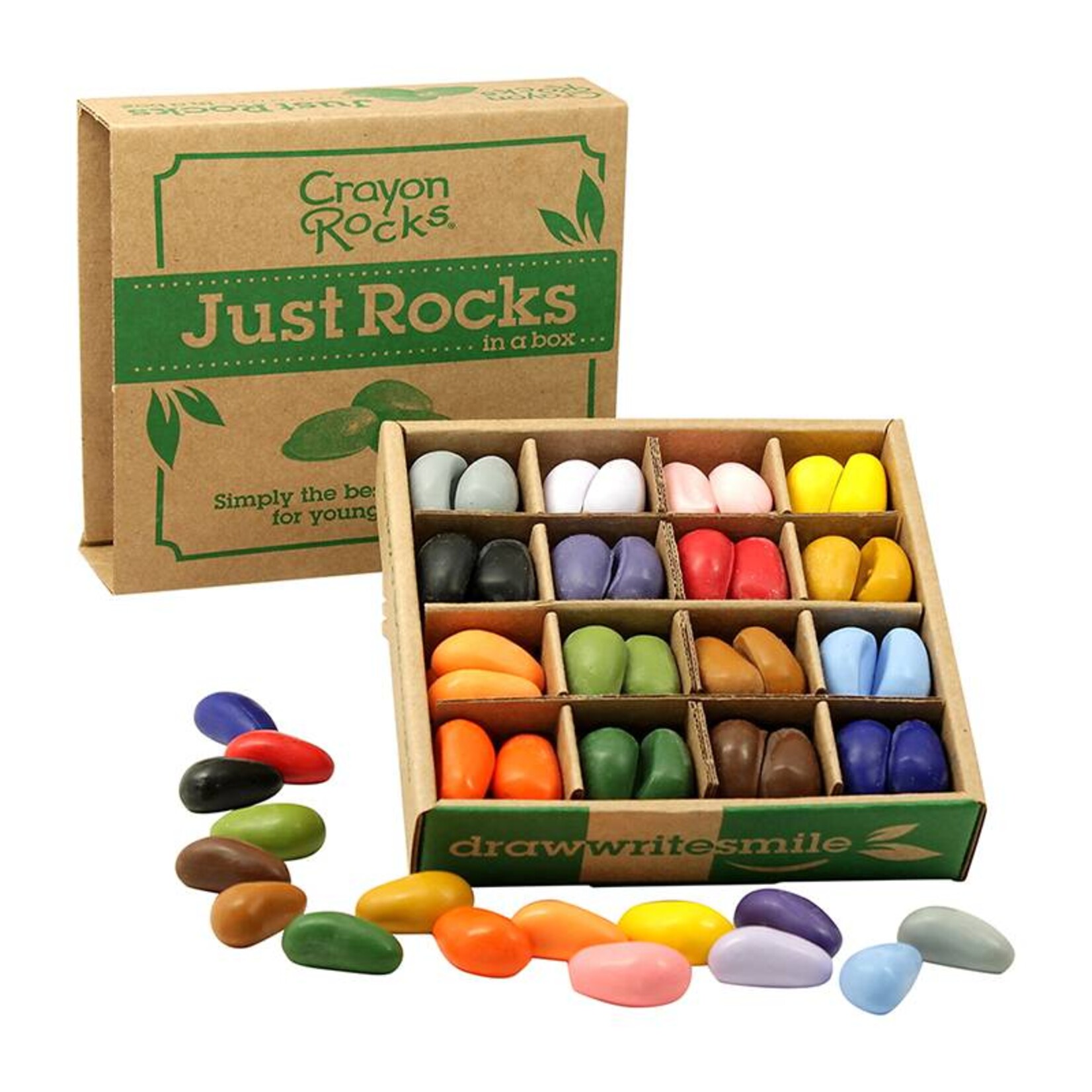 Crayon Rocks in a Box - 32 colors/64 crayons