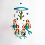 The Winding Road Wool Mobile - Mermaids
