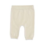 Viverano Baby Legging Sweater Knit Pants - Natural