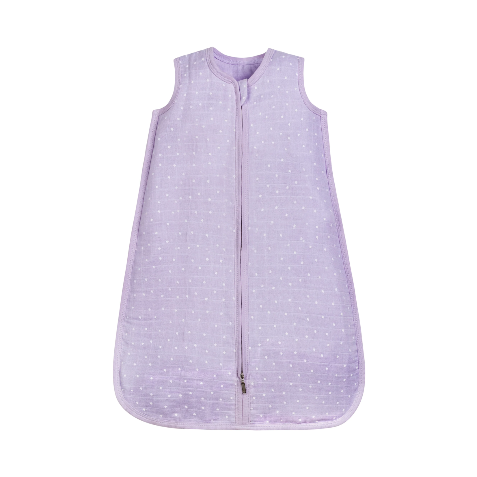 Organic Muslin Sleep Sack Lavender Stars