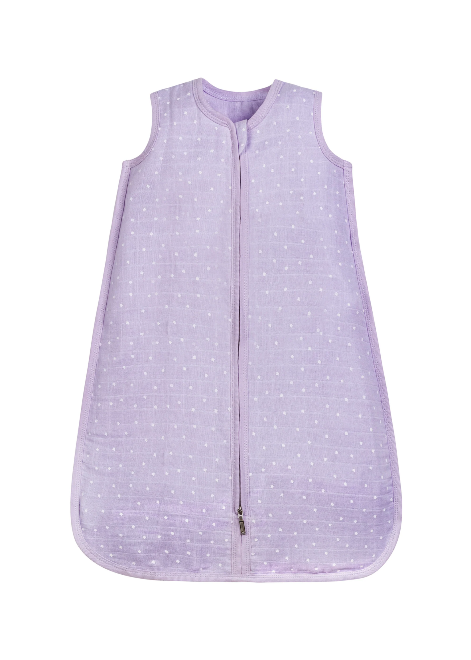 Organic Muslin Sleep Sack Lavender Stars