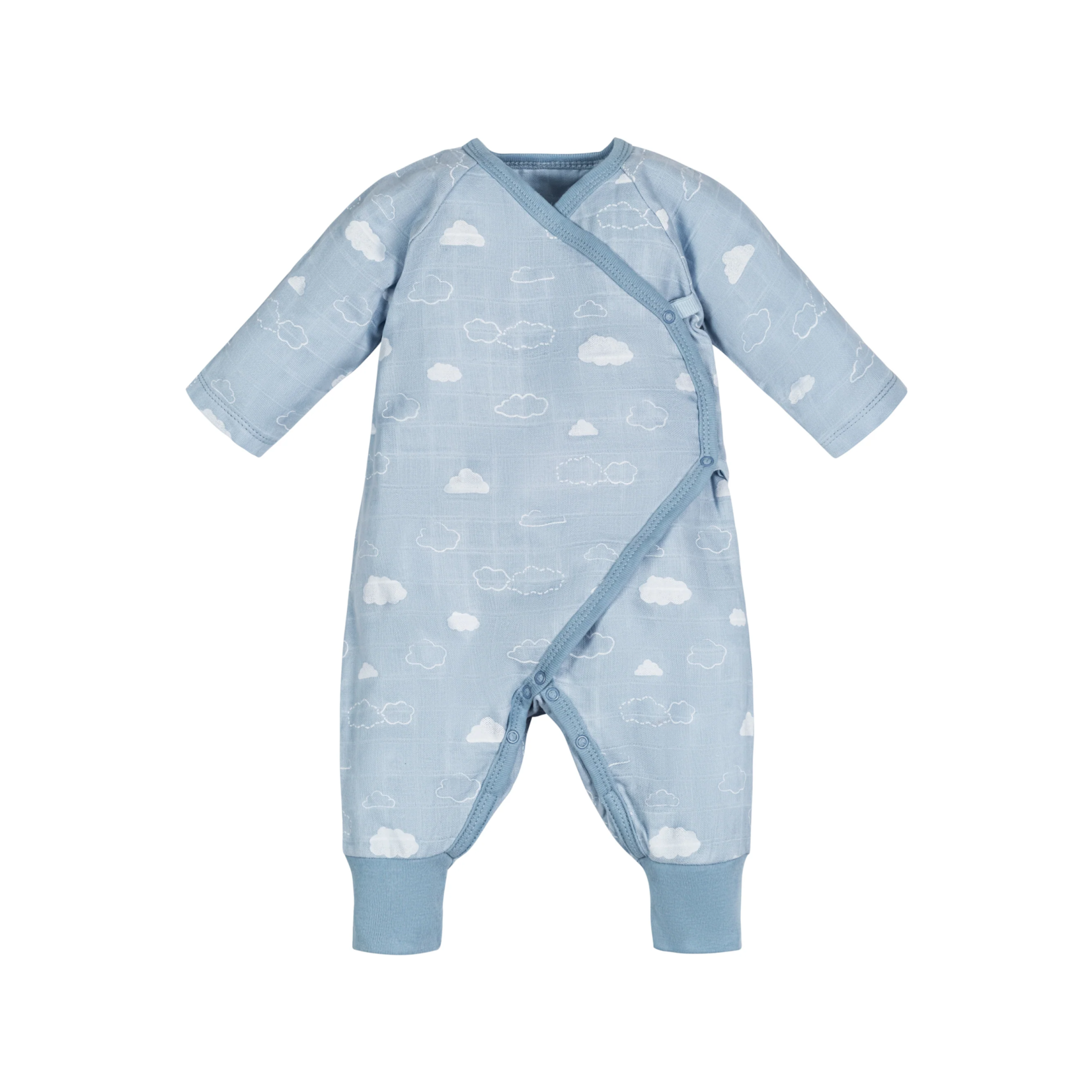 Side Snap Muslin - Clouds