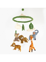 The Winding Road Wool Mobile - Baby Jungle Animals