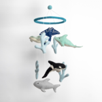 The Winding Road Wool Mobile - Sea Life