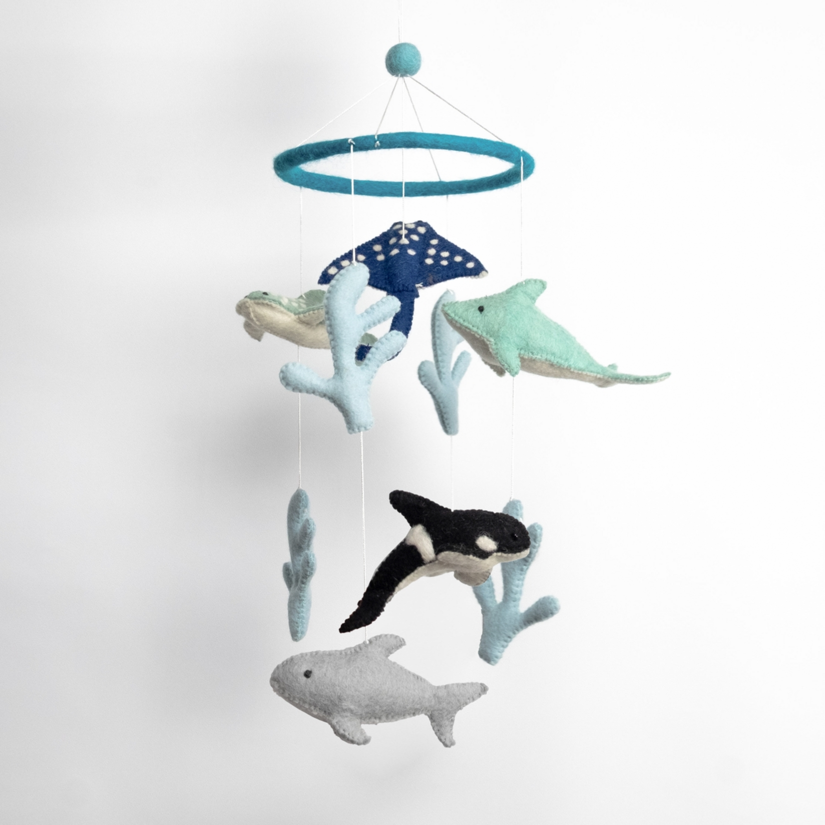 The Winding Road Wool Mobile - Sea Life