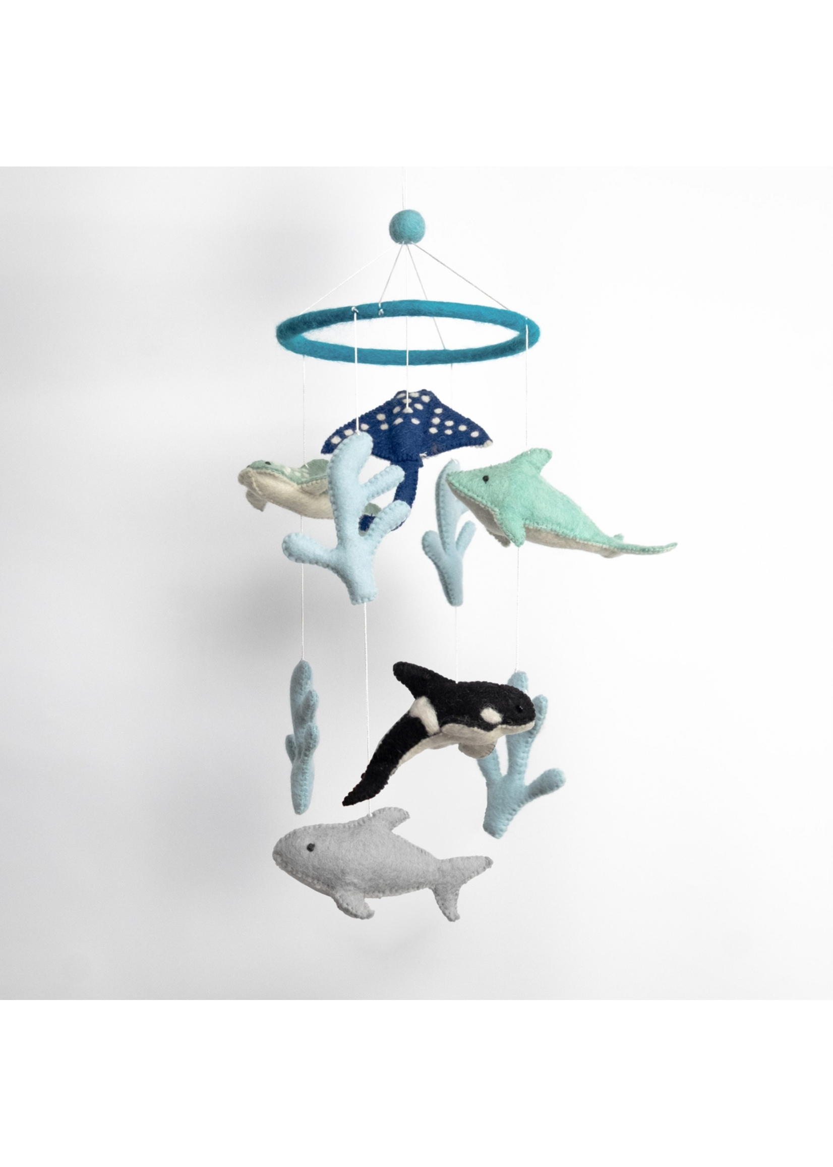 The Winding Road Wool Mobile - Sea Life