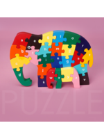Mr. Ellie Pooh Wooden Puzzle - Elephant