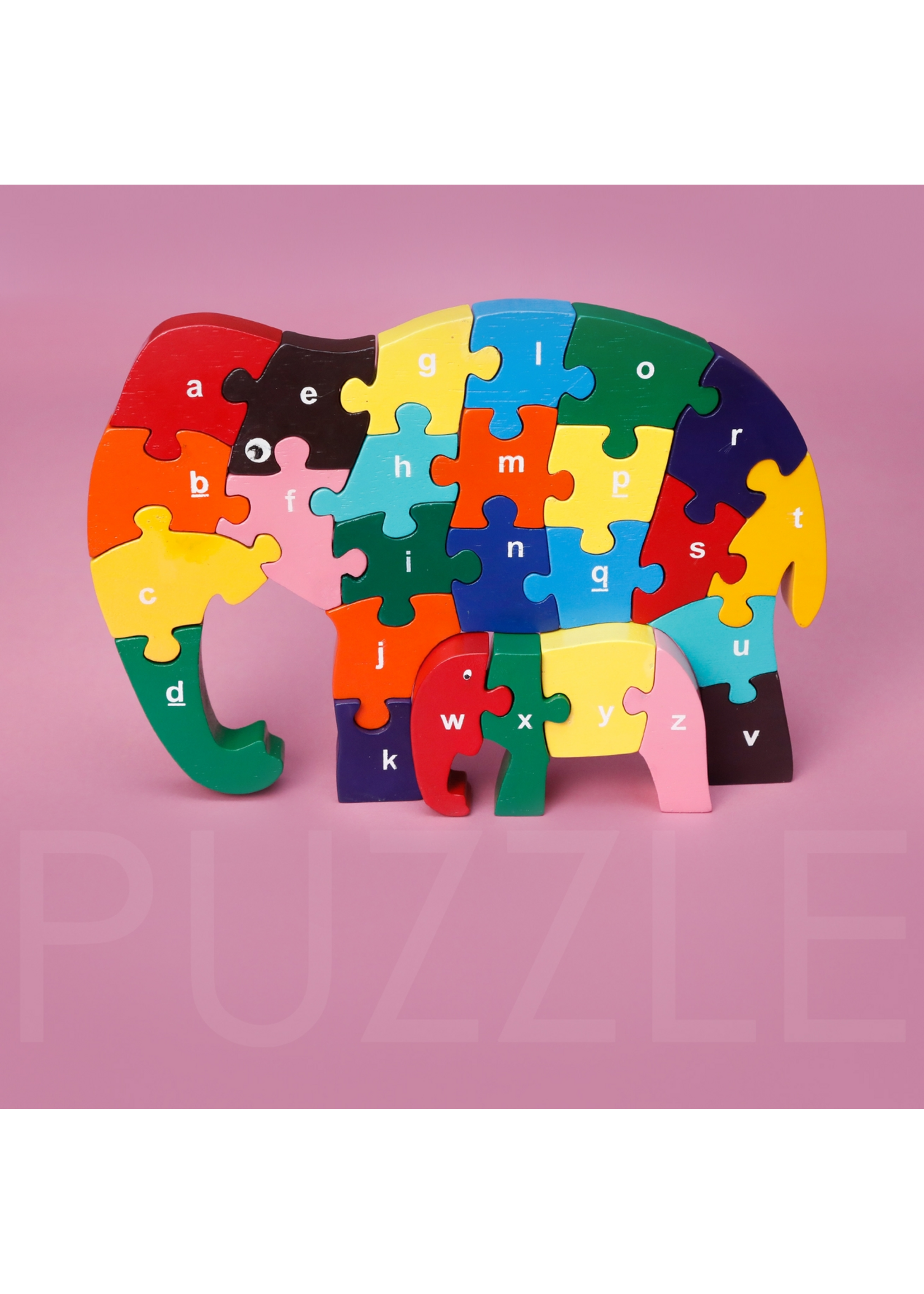 Mr. Ellie Pooh Wooden Puzzle - Elephant