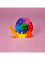 Mr. Ellie Pooh Wooden Puzzle - Snail