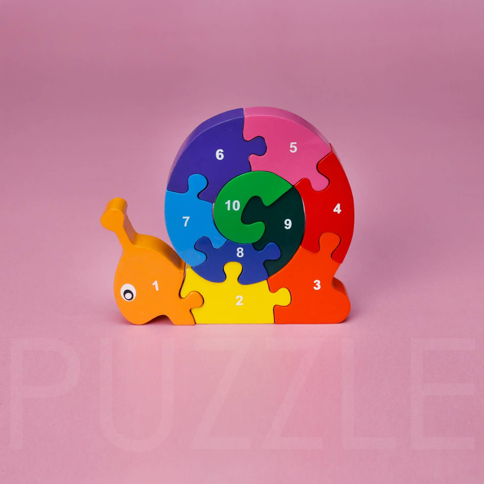 Mr. Ellie Pooh Wooden Puzzle - Snail