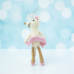 Friendsheep Wool Ballerina Mouse Ornament