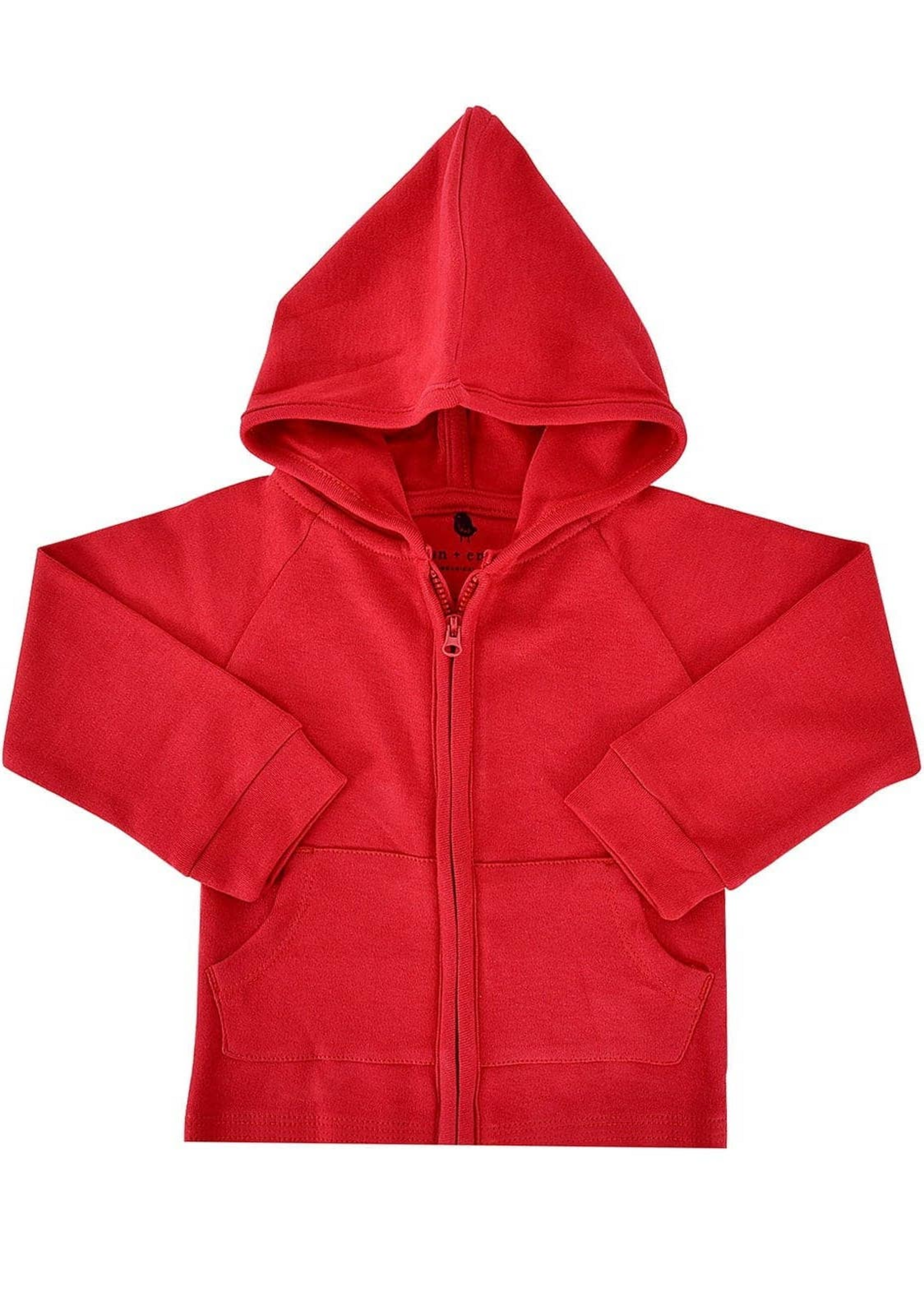 Finn & Emma Scarlet Red Hoodie