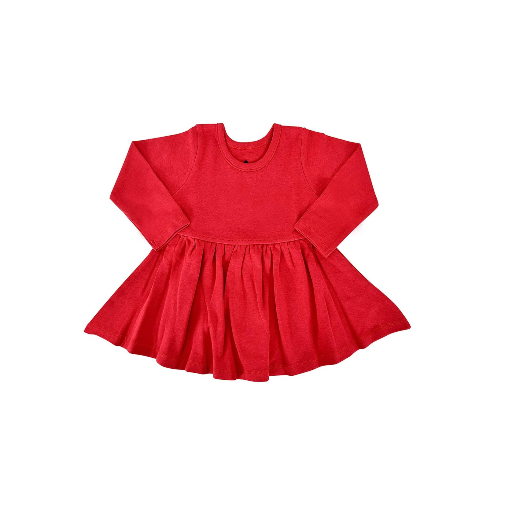 Finn & Emma Scarlet Red Long Sleeve Twirl Dress