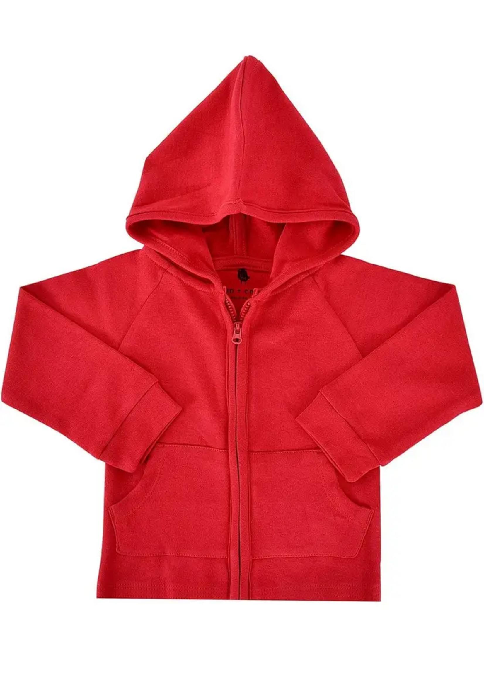Finn & Emma Scarlet Red Hoodie