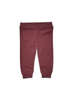 Viverano Pocket Legging Sweater Knit Pants - Berry