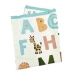 Viverano Knitted Alphabet Blanket Blue