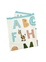 Viverano Knitted Alphabet Blanket Blue