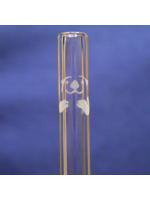 DrinkingStraws 8" Glass Drinking Straw - Etched Otter - Standard