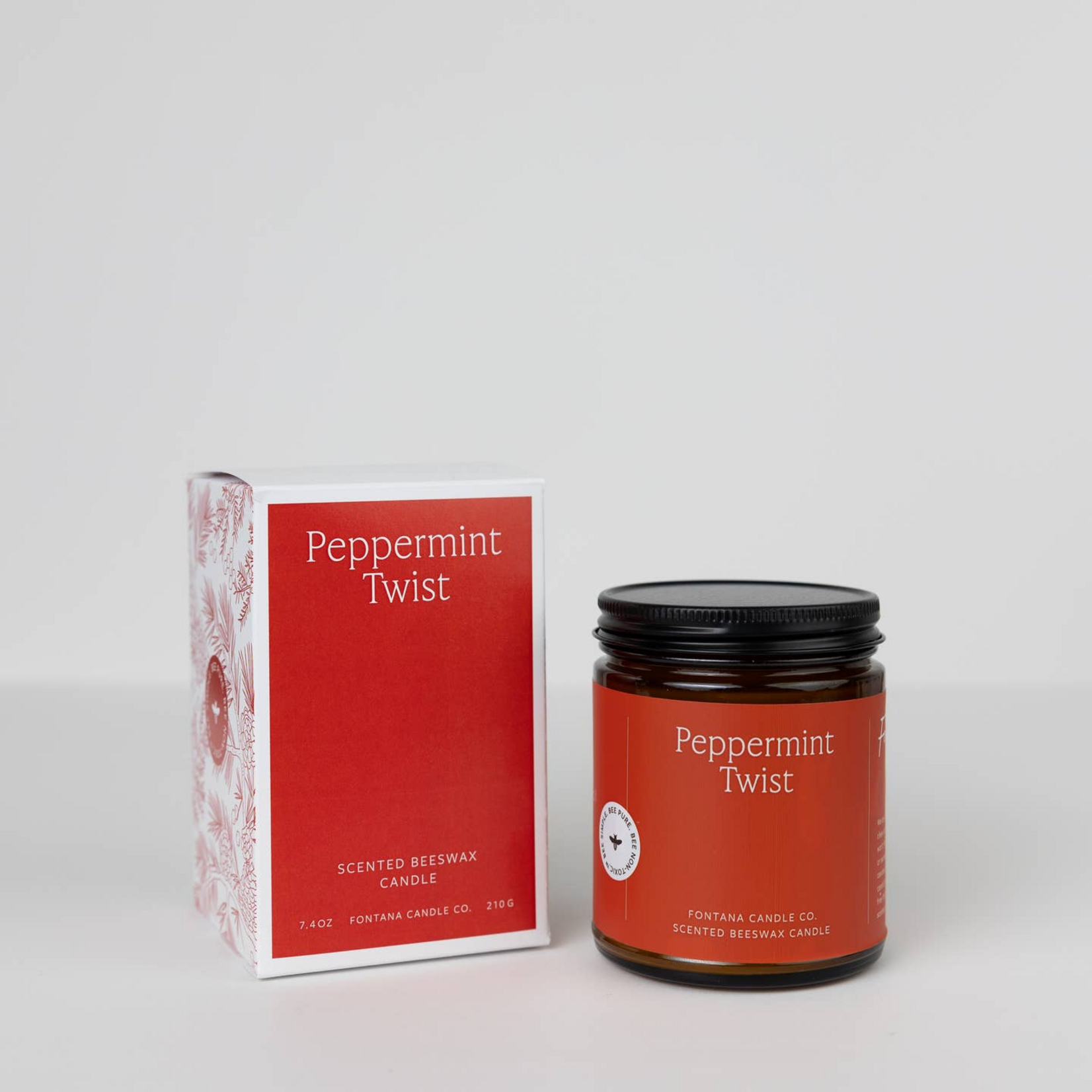 Fontana Candle Co Peppermint Twist Candle 9oz