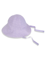 Muslin Sun Hat - Lavender Stars
