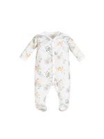 Snap Front Footie - Modern Daisy