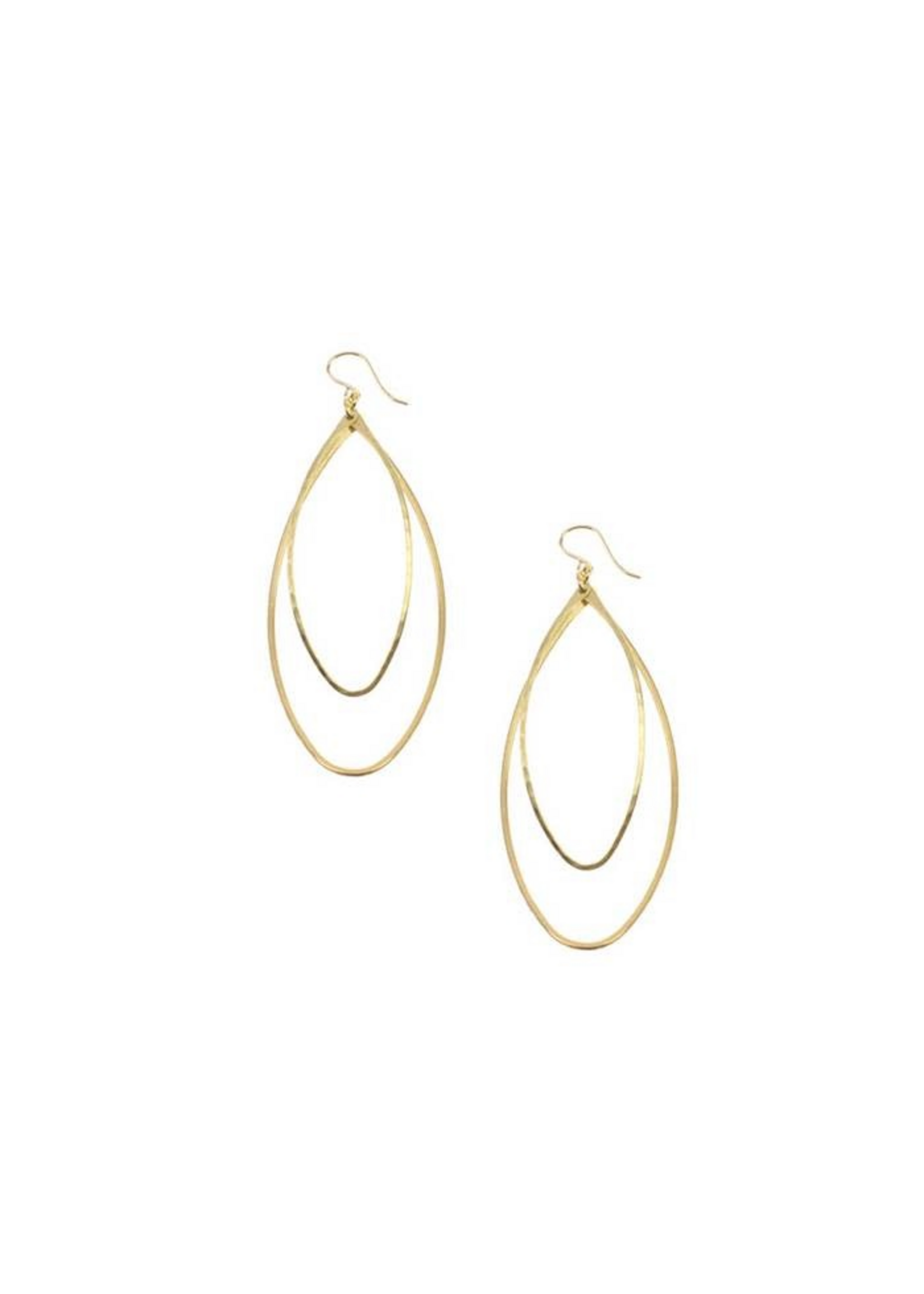 Double Teardrop Earring