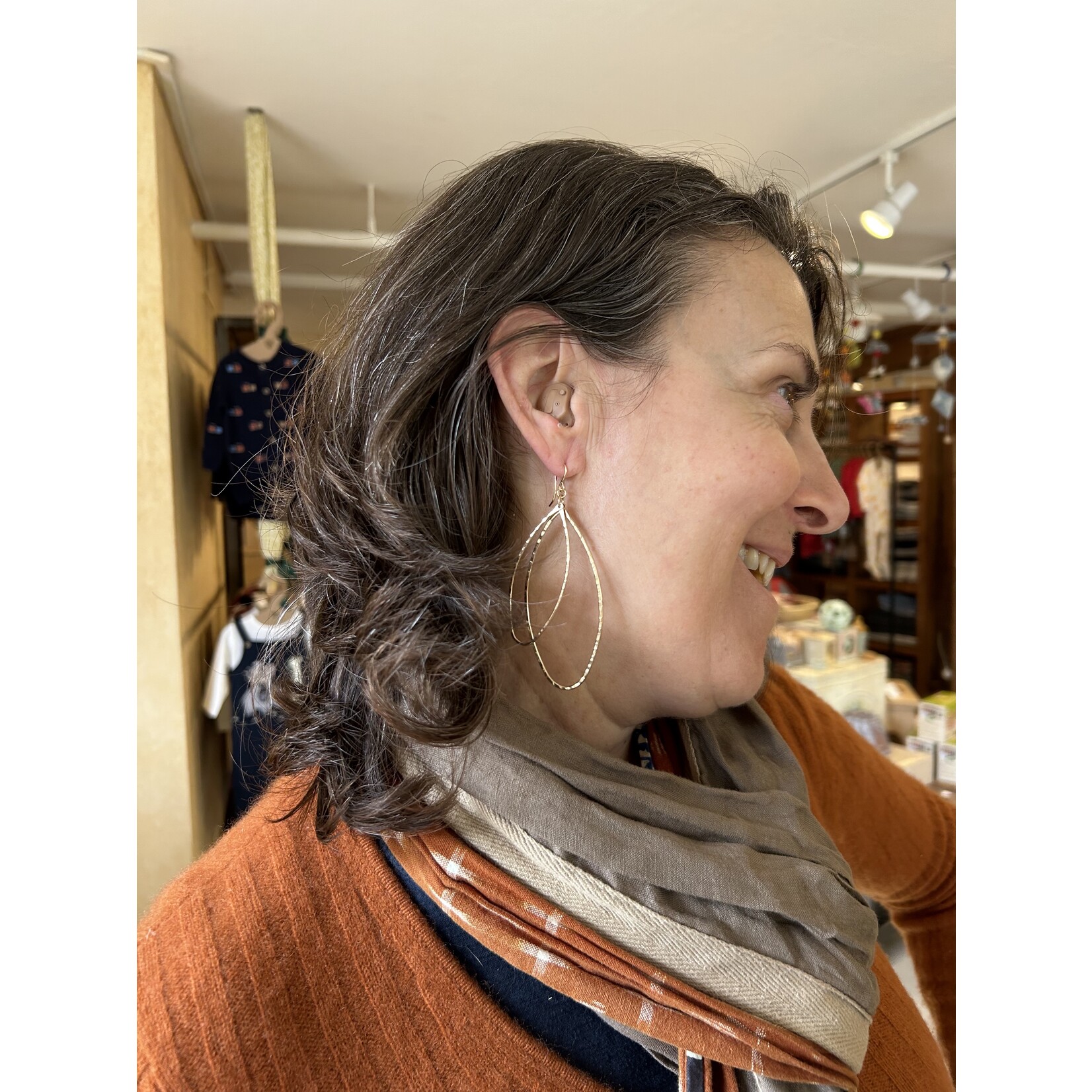 Double Teardrop Earring