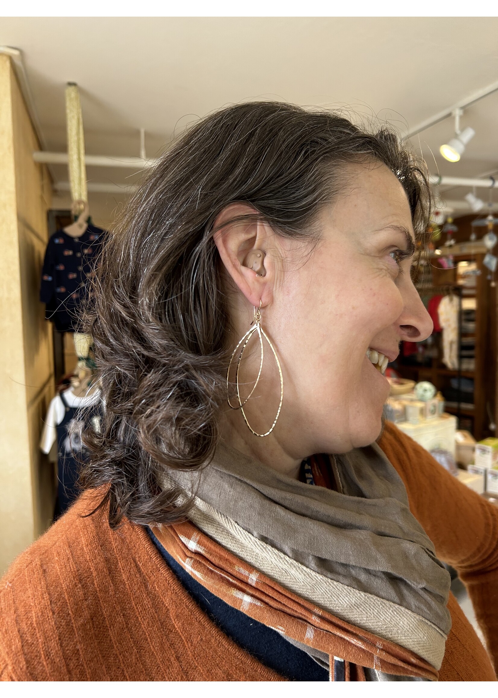 Double Teardrop Earring