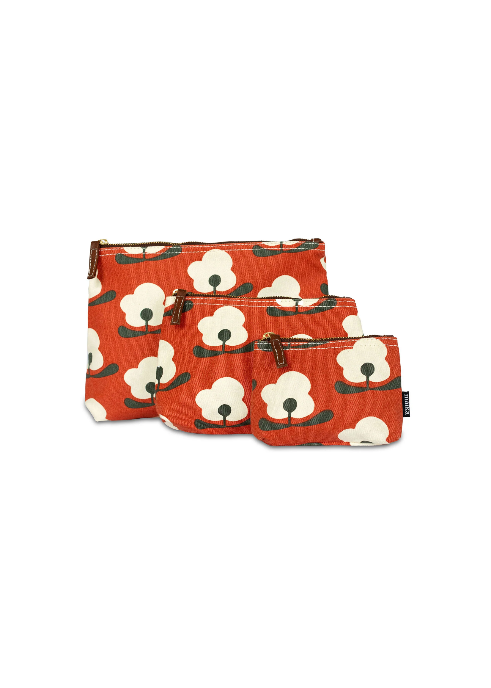 Maika Goods Recycled Canvas Pouch Medium - Enid