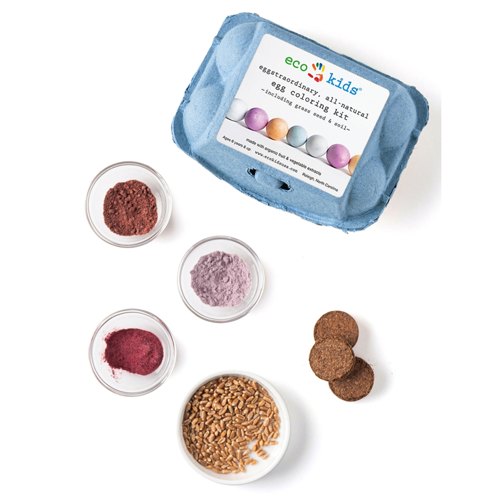 Egg Coloring Kit in Egg Carton
