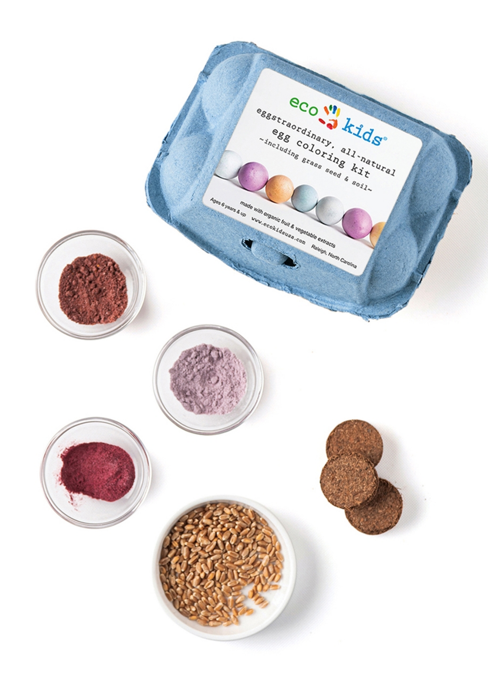 Egg Coloring Kit in Egg Carton