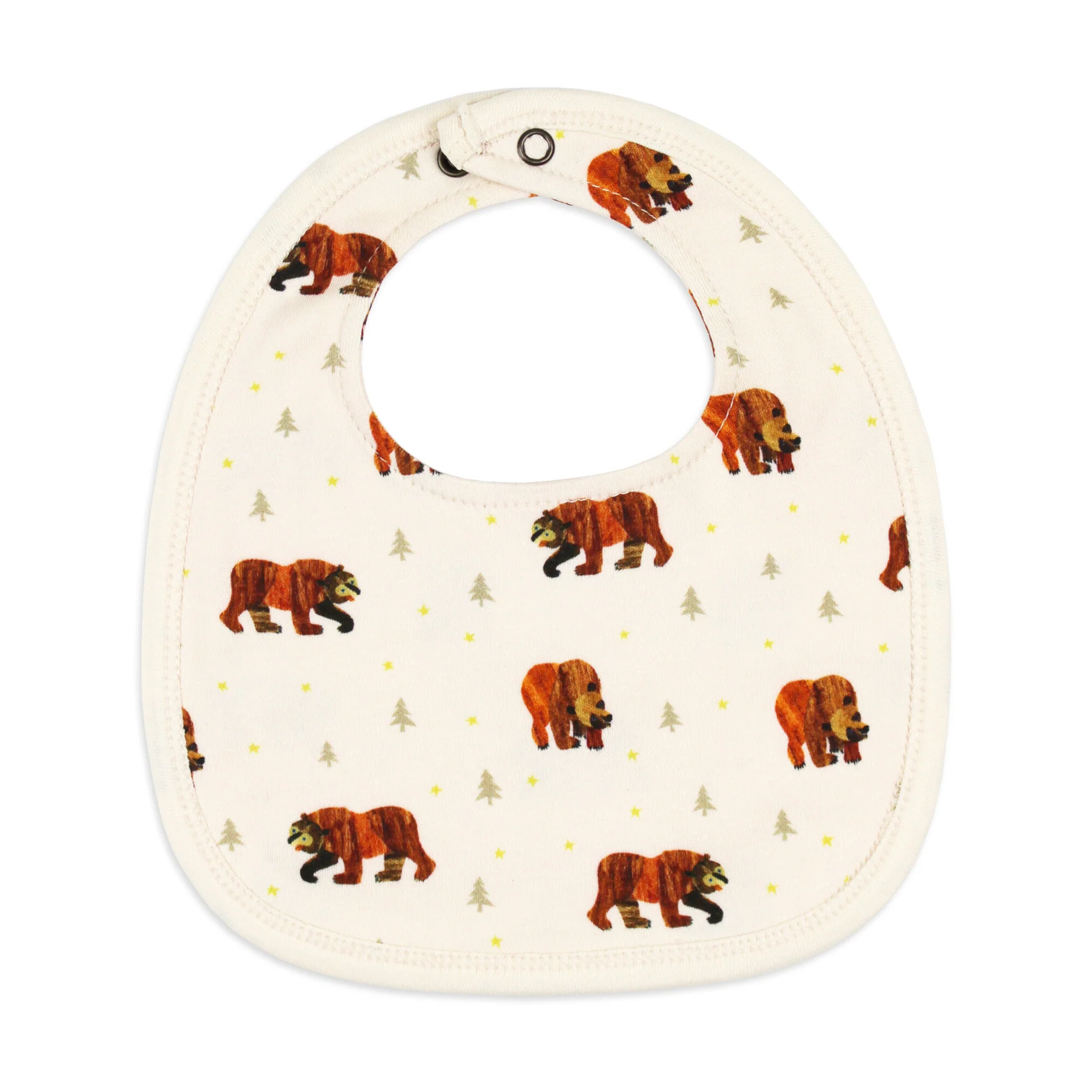 L'oved Baby Reversible Bib - Brown Bear