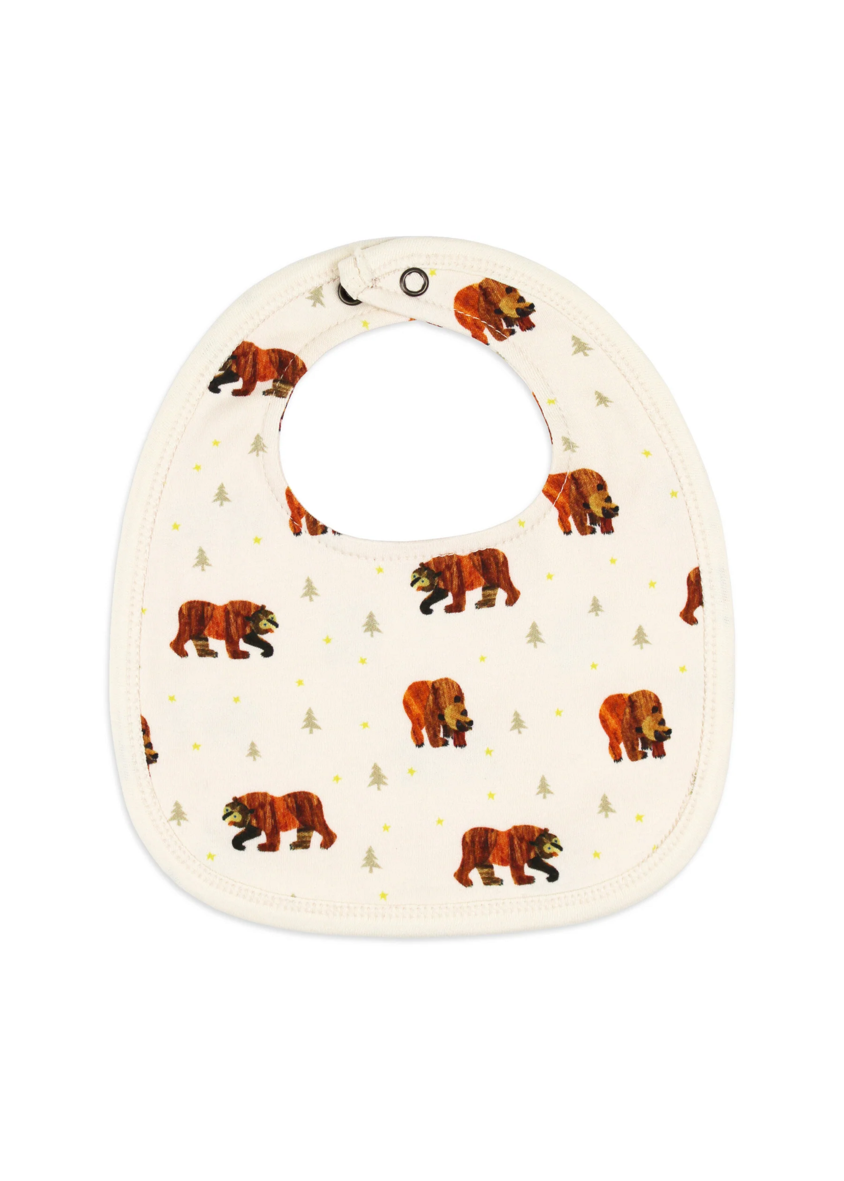 L'oved Baby Reversible Bib - Brown Bear