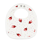 L'oved Baby Reversible Bib - Red Bird