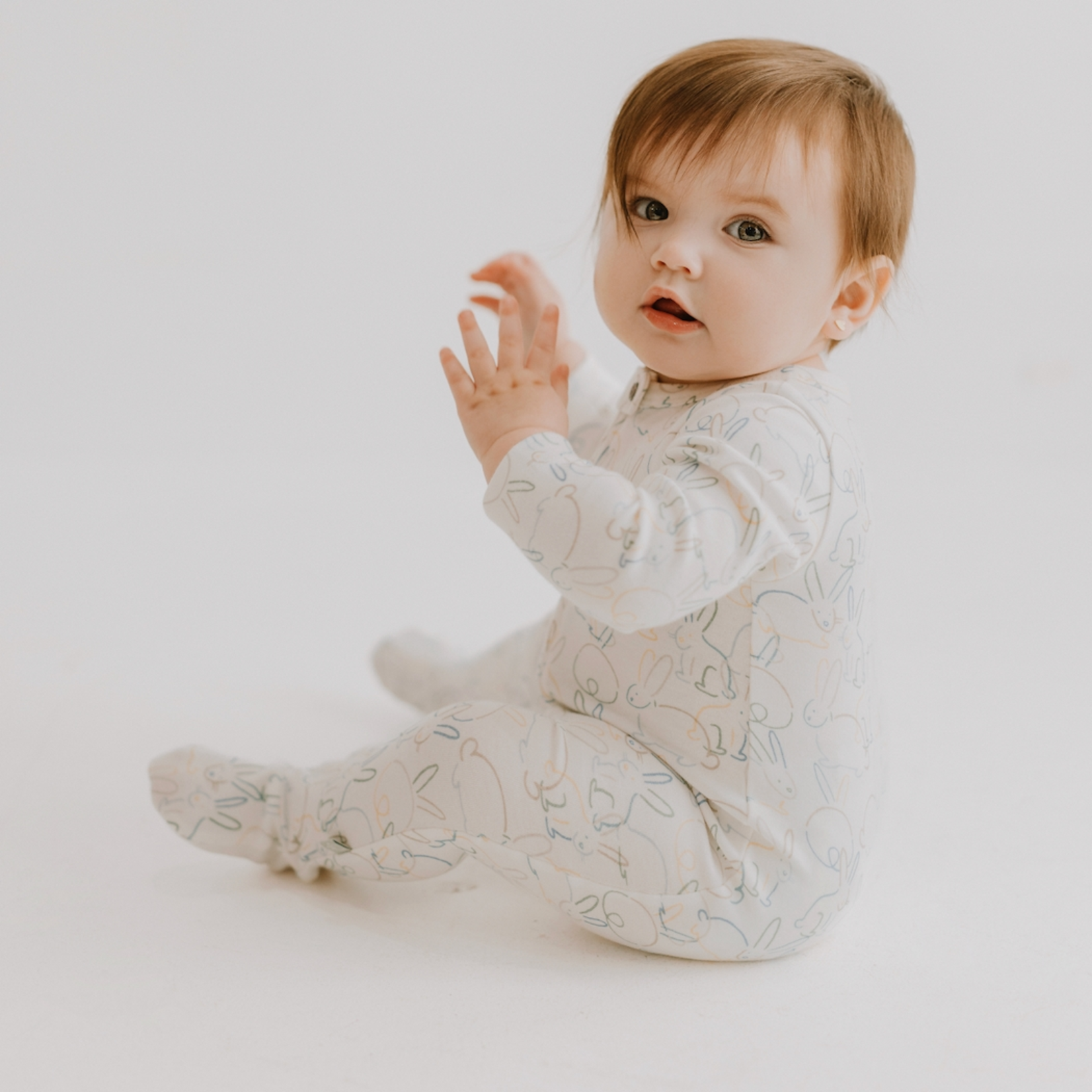 Finn & Emma Bunnies Footie