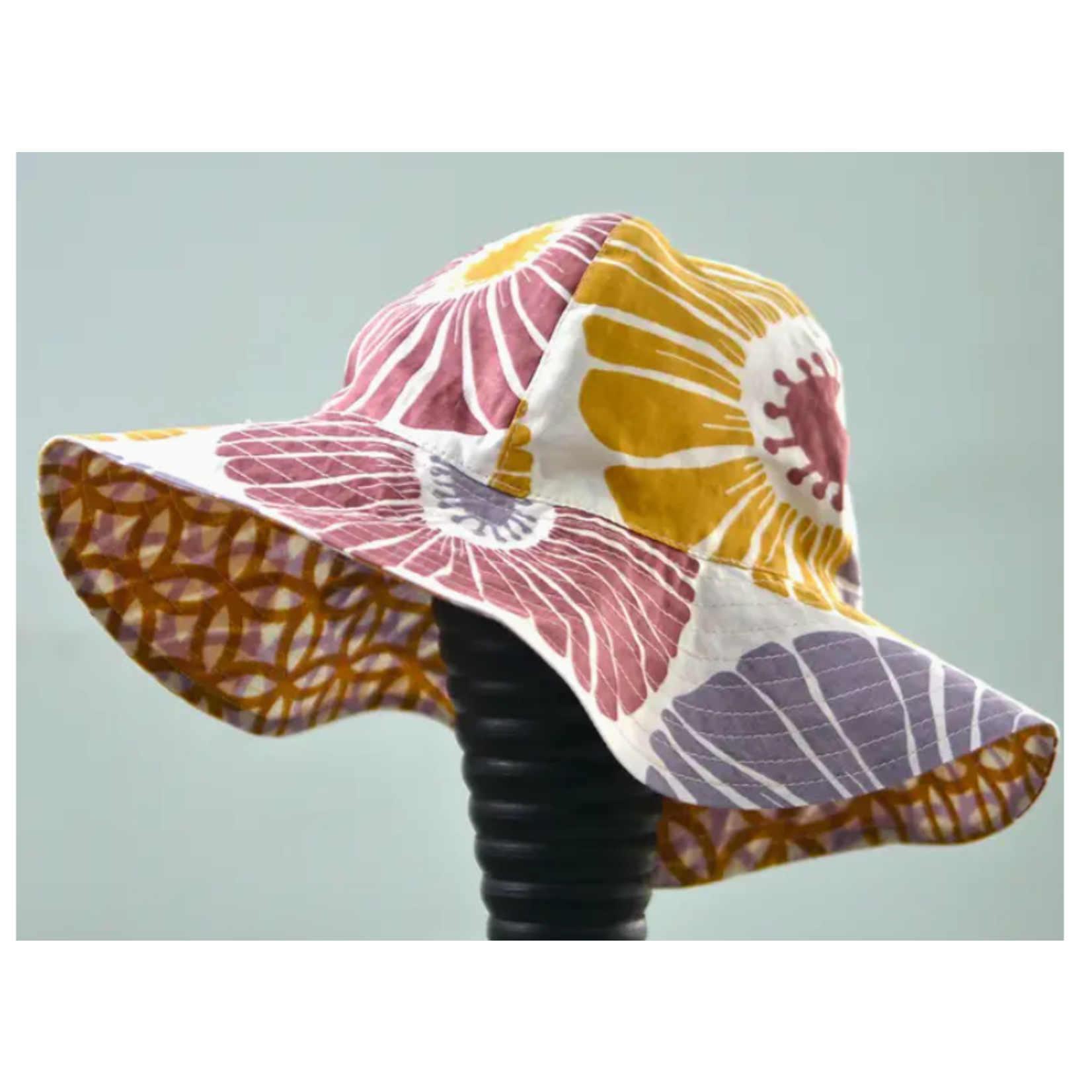 Scrappy Sun Hat- Mulberry Mauve