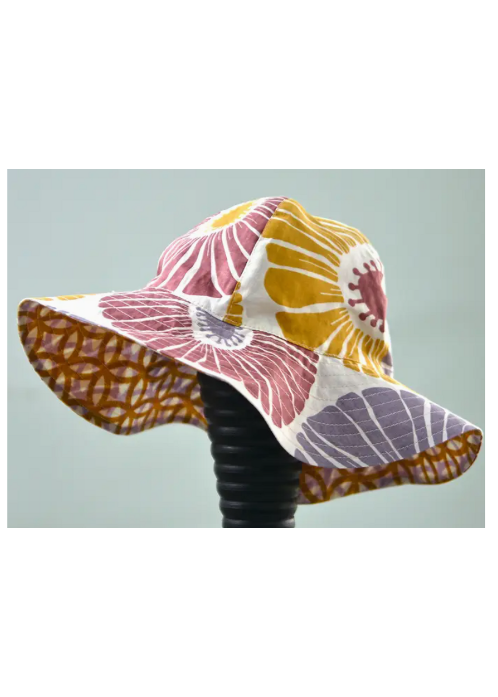Scrappy Sun Hat- Mulberry Mauve