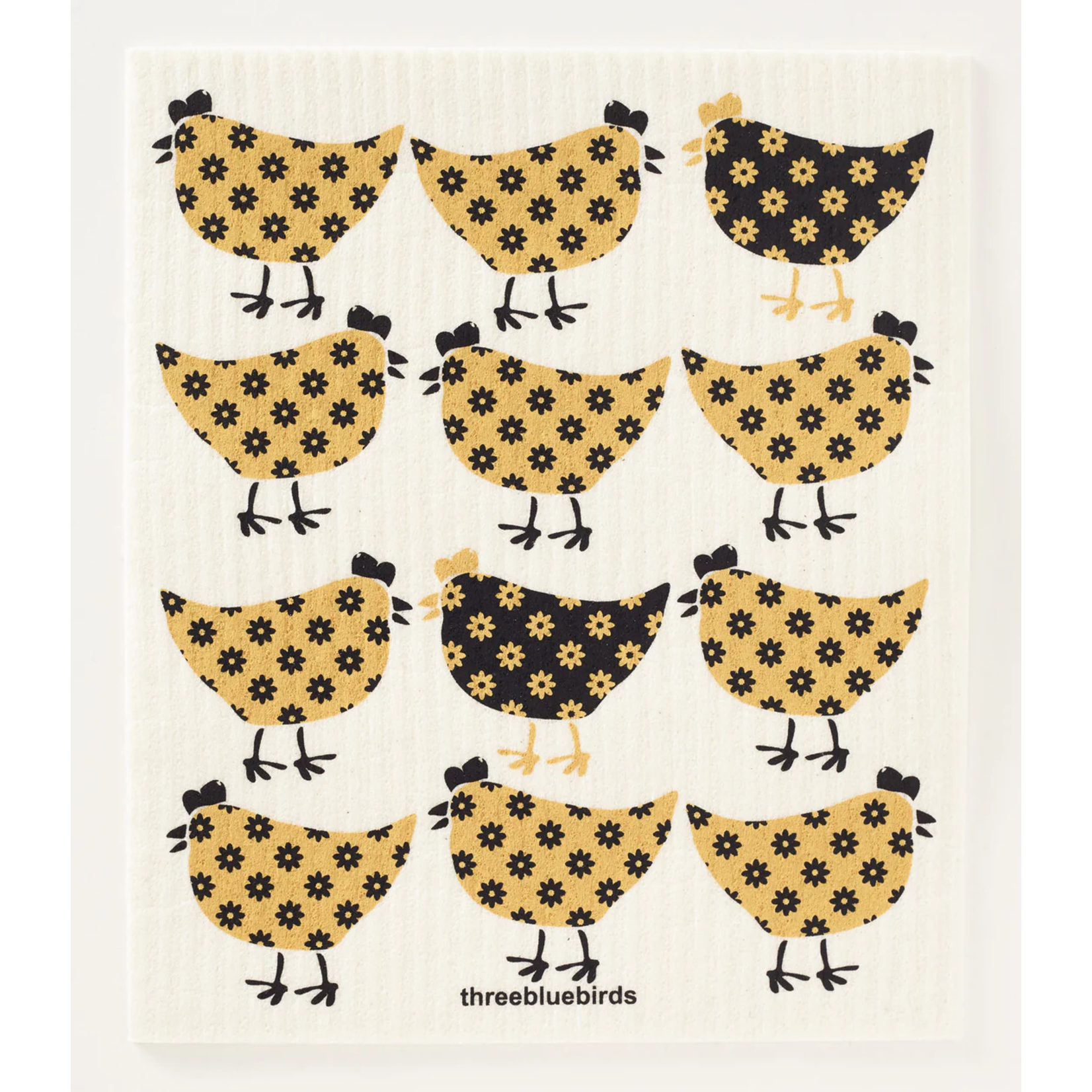 Three Bluebirds Organic Cotton & Wood Cellulose Swedish Towels-