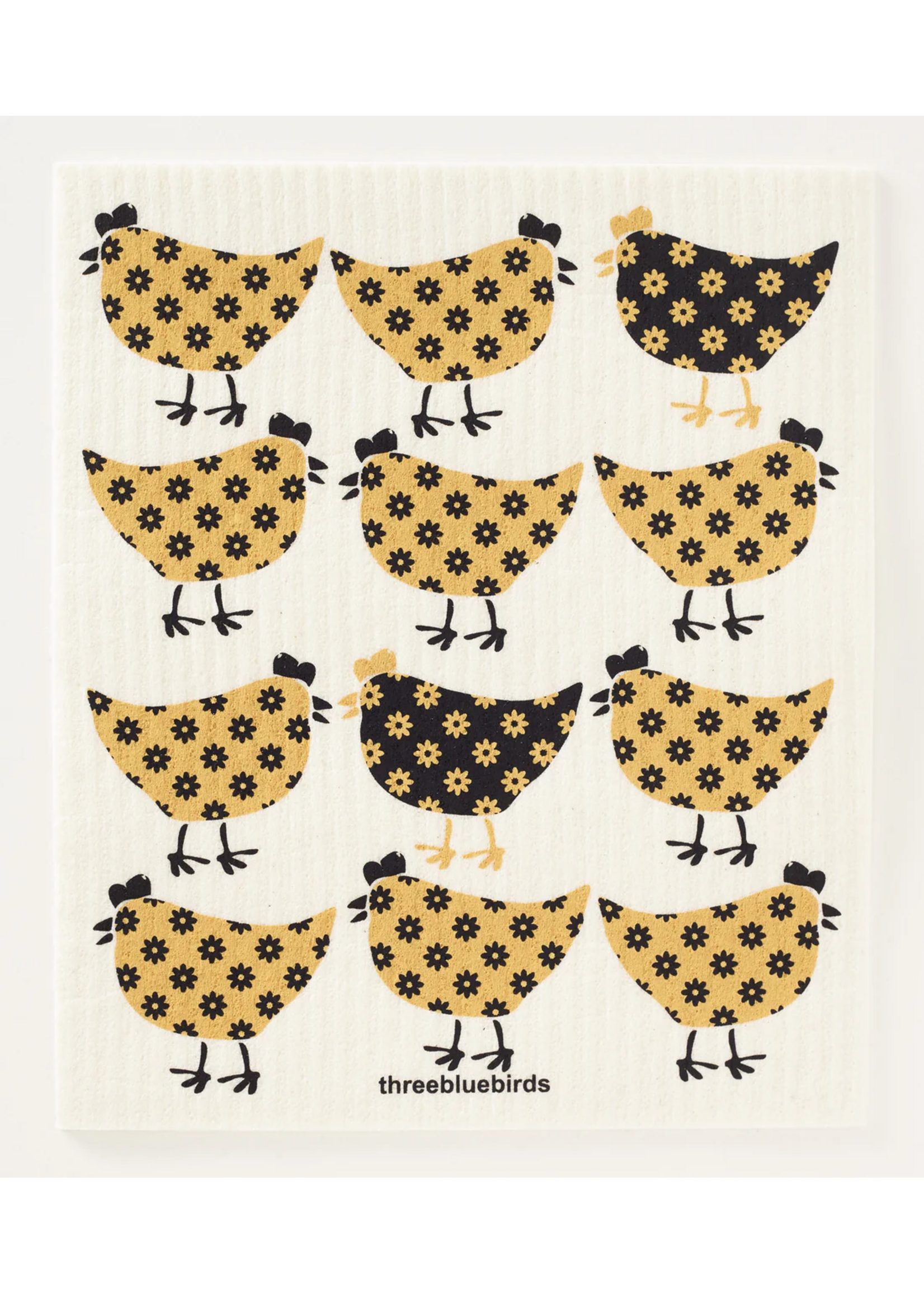 Three Bluebirds Organic Cotton & Wood Cellulose Swedish Towels-