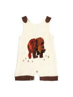 L'oved Baby Sleeveless Romper - Brown Bear