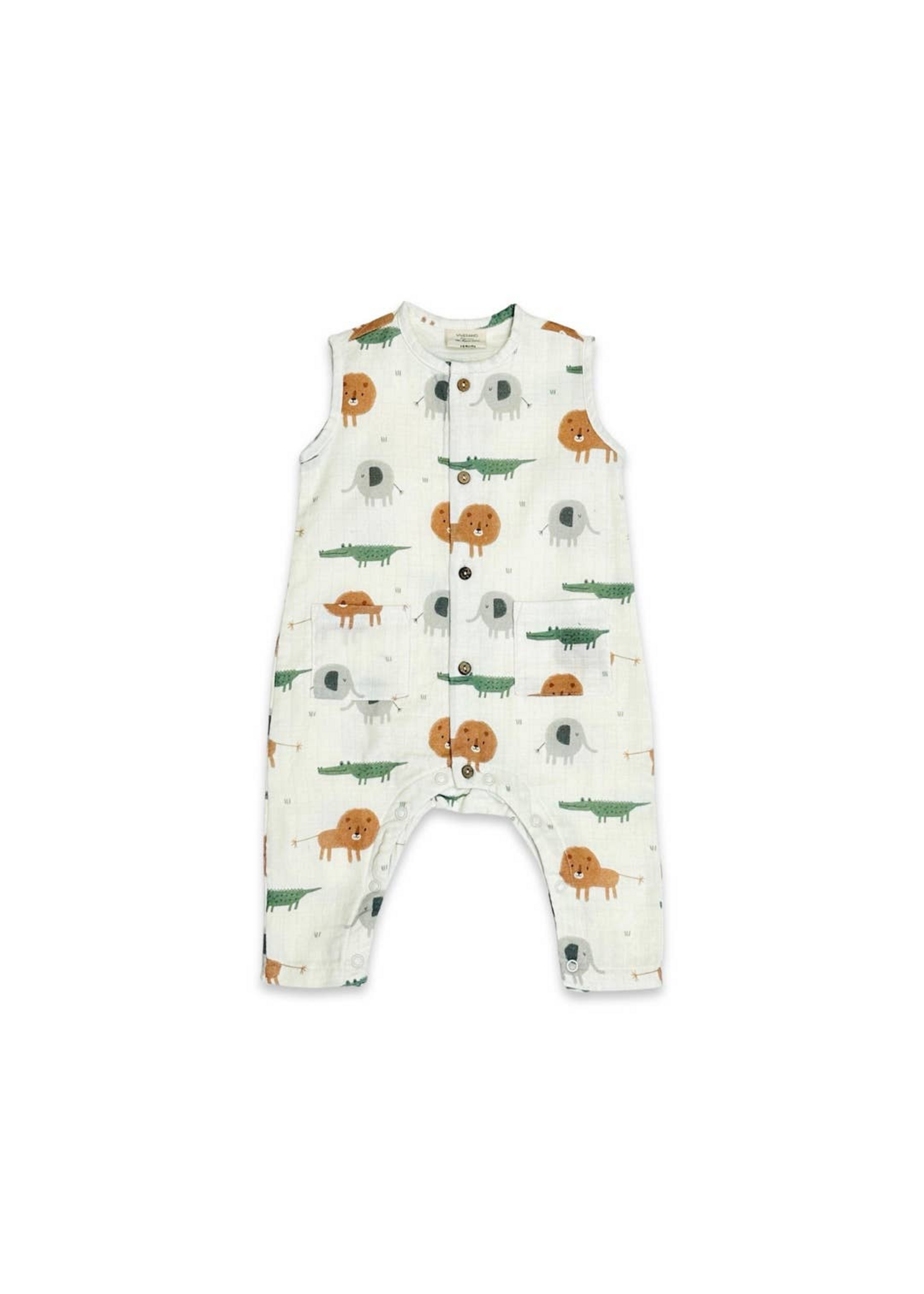 Viverano Savannah Button Jumpsuit