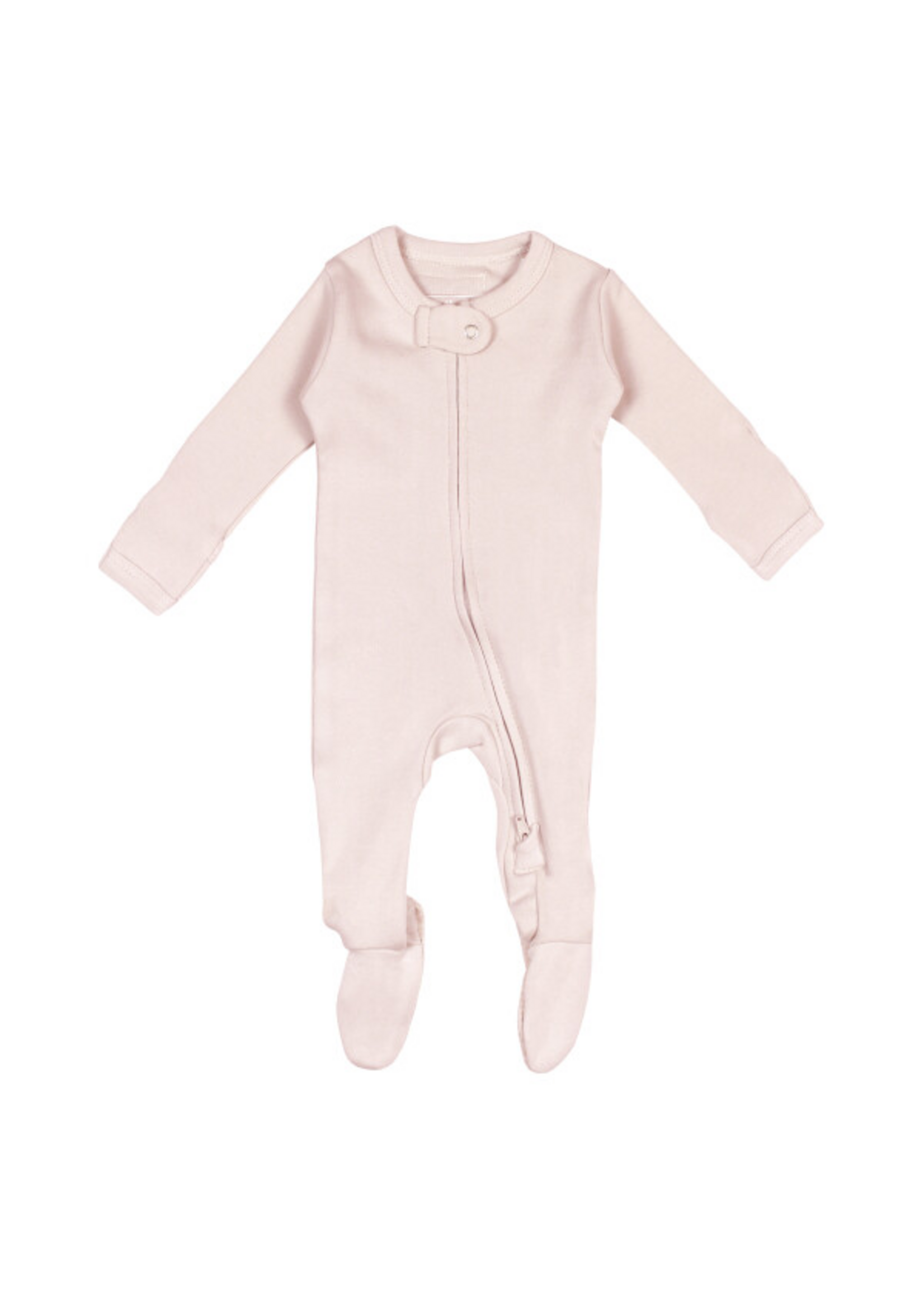 L'oved Baby Organic Cotton 2-Way Zipper Baby Footie