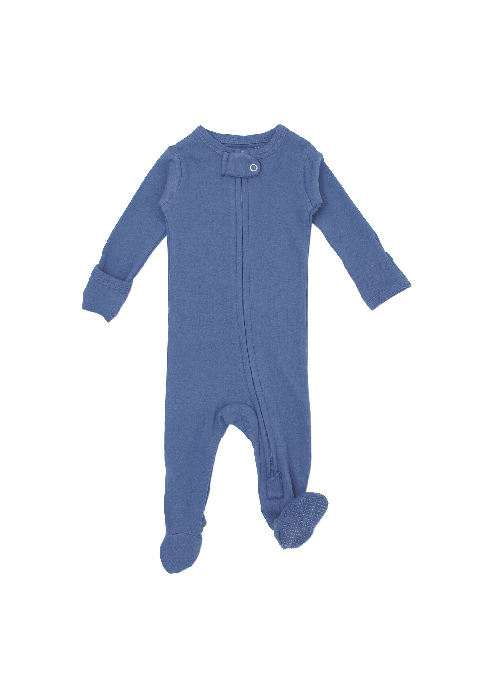 L'oved Baby Organic Cotton 2-Way Zipper Baby Footie