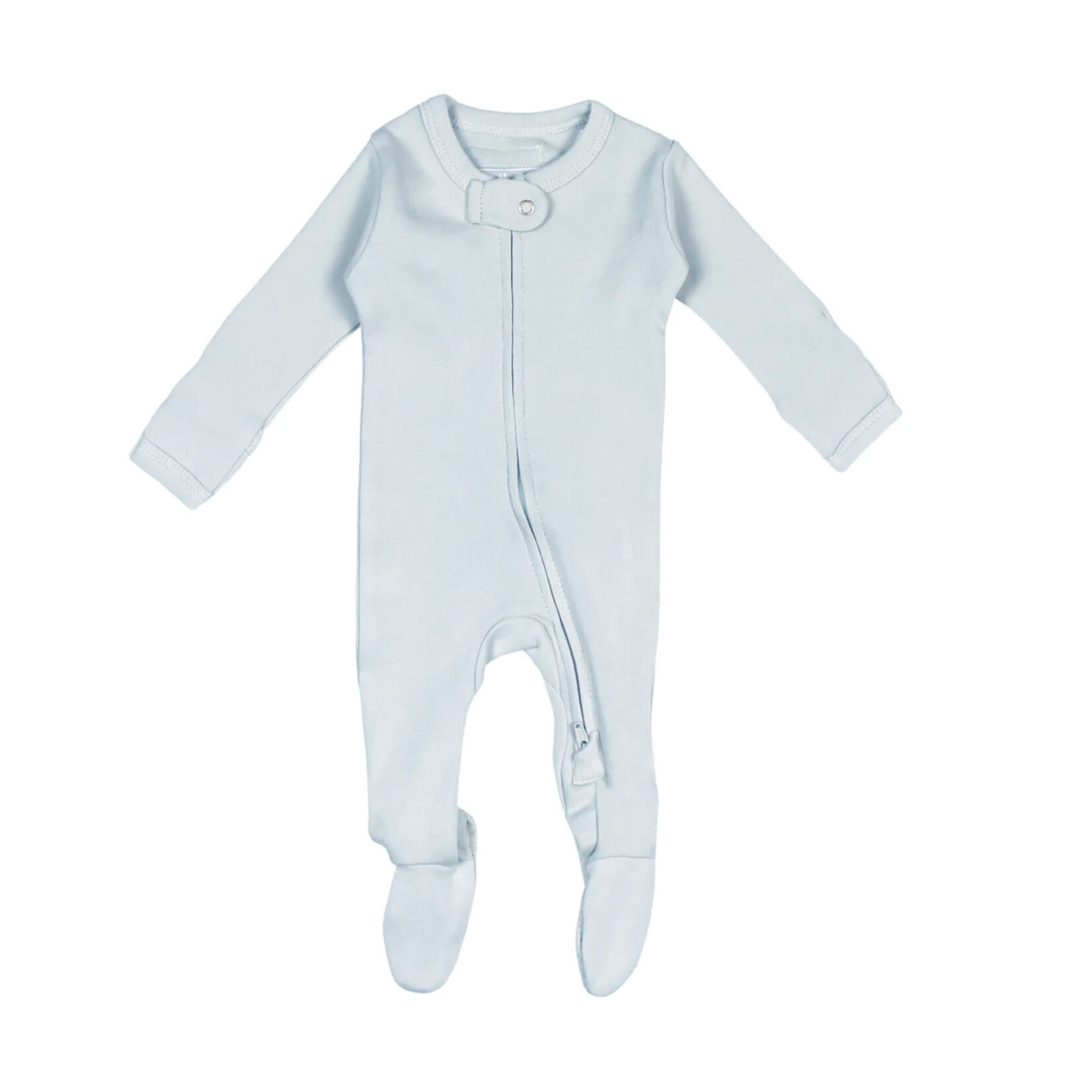 L'oved Baby Organic Cotton 2-Way Zipper Baby Footie