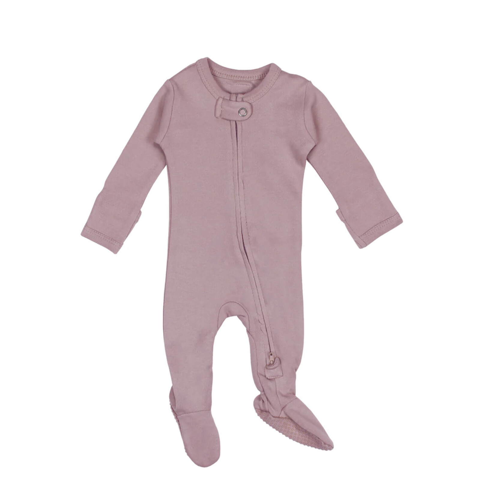 L'oved Baby Organic Cotton 2-Way Zipper Baby Footie