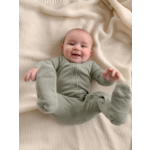 L'oved Baby Organic Cotton 2-Way Zipper Baby Footie